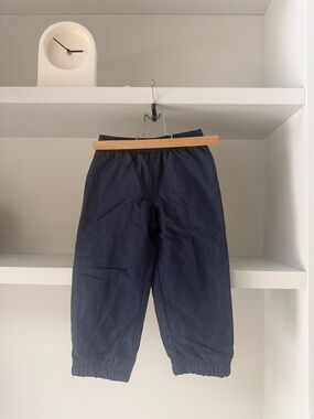 Joe Fresh Navy Blue Rain Pants Fleece Lined Toddler Splash Pants